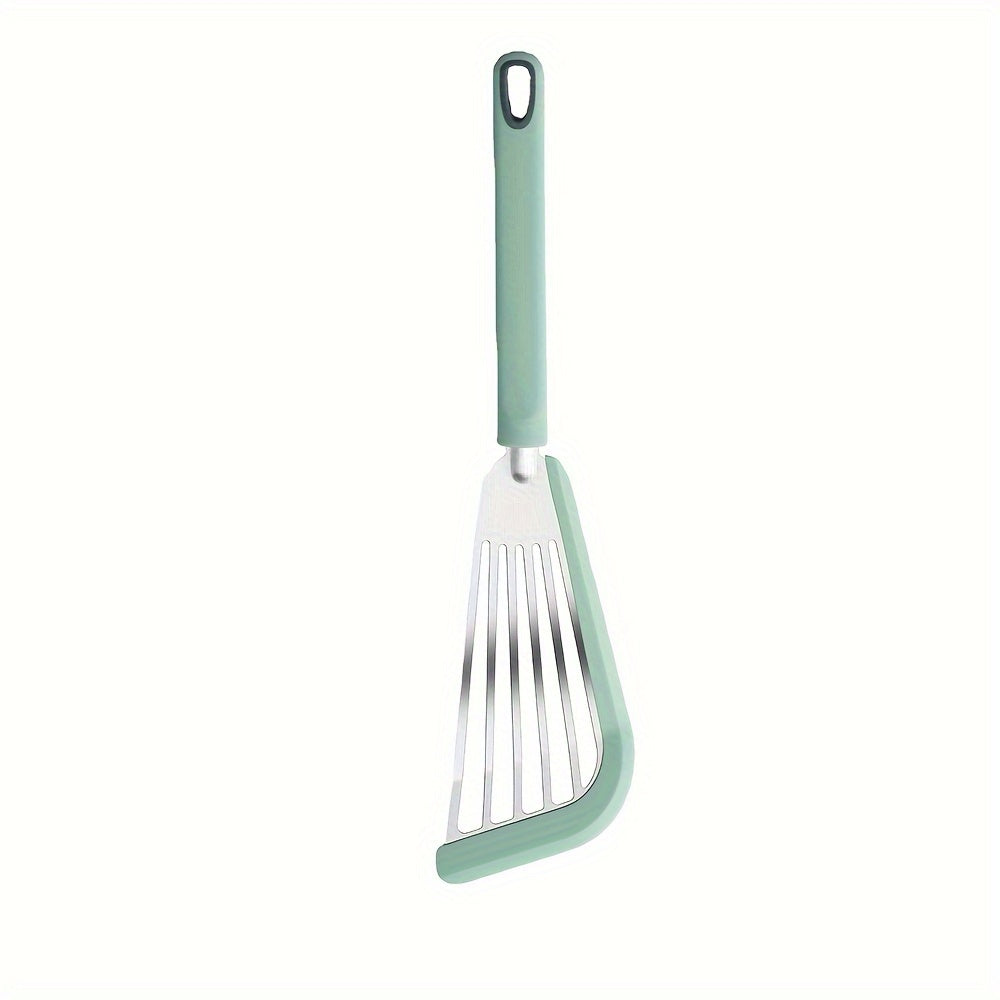 Heat-Resistant Silicone & Stainless Steel Spatula