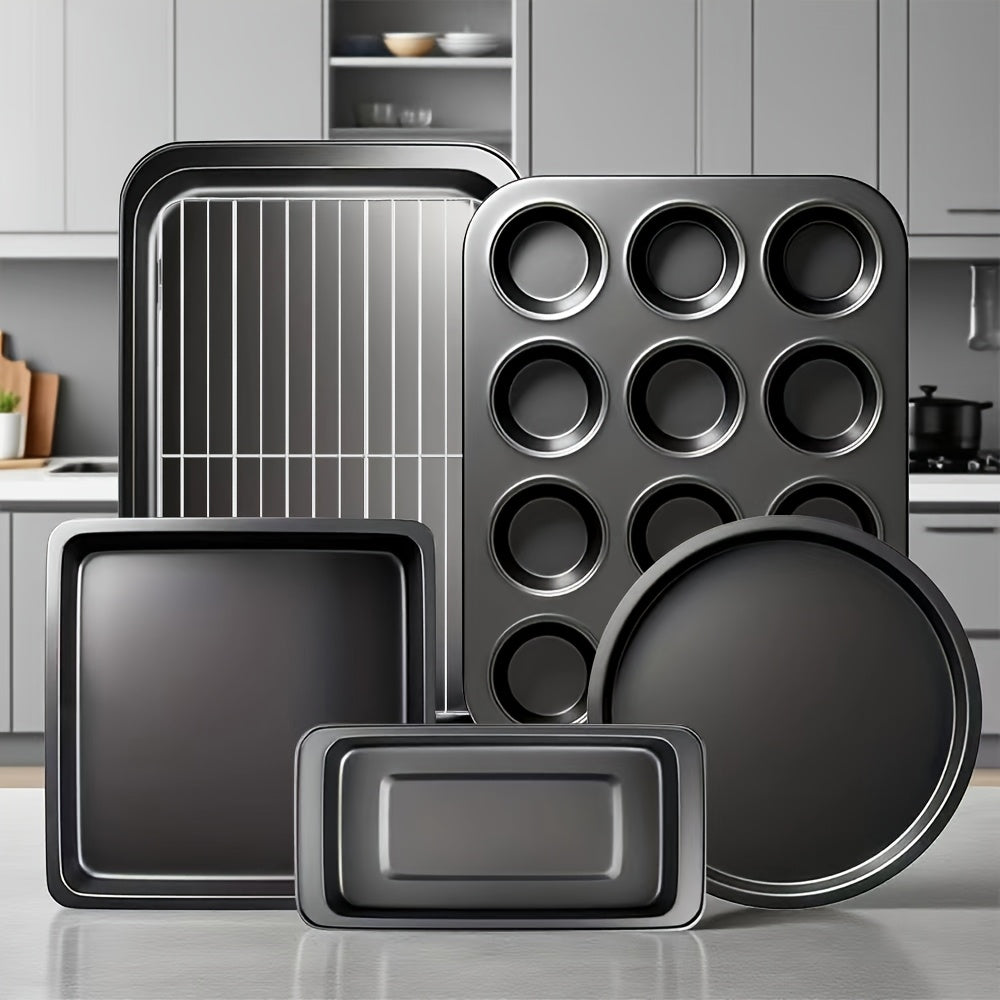 Non-Stick Steel Bakeware Set (Multi-Piece)