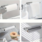 Self-Adhesive Stainless Steel Under-Cabinet Paper Towel Holder