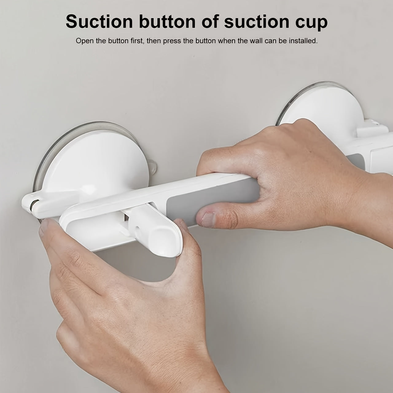 No-Drill Suction Non-Slip Grab Bar