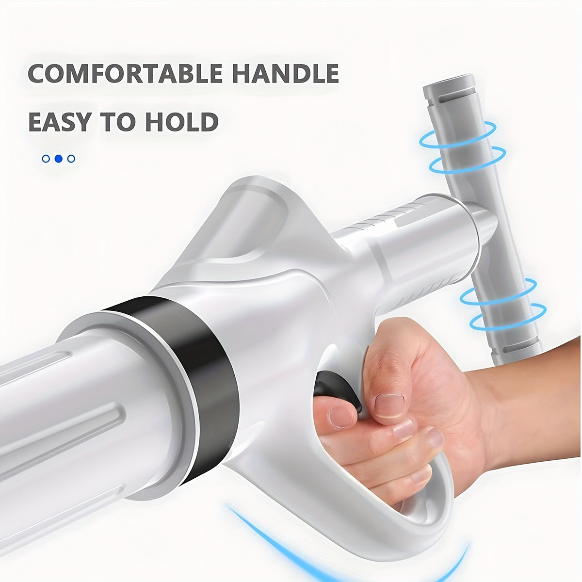 Power-Free PVC Drain Plunger (Toilet & Sink)