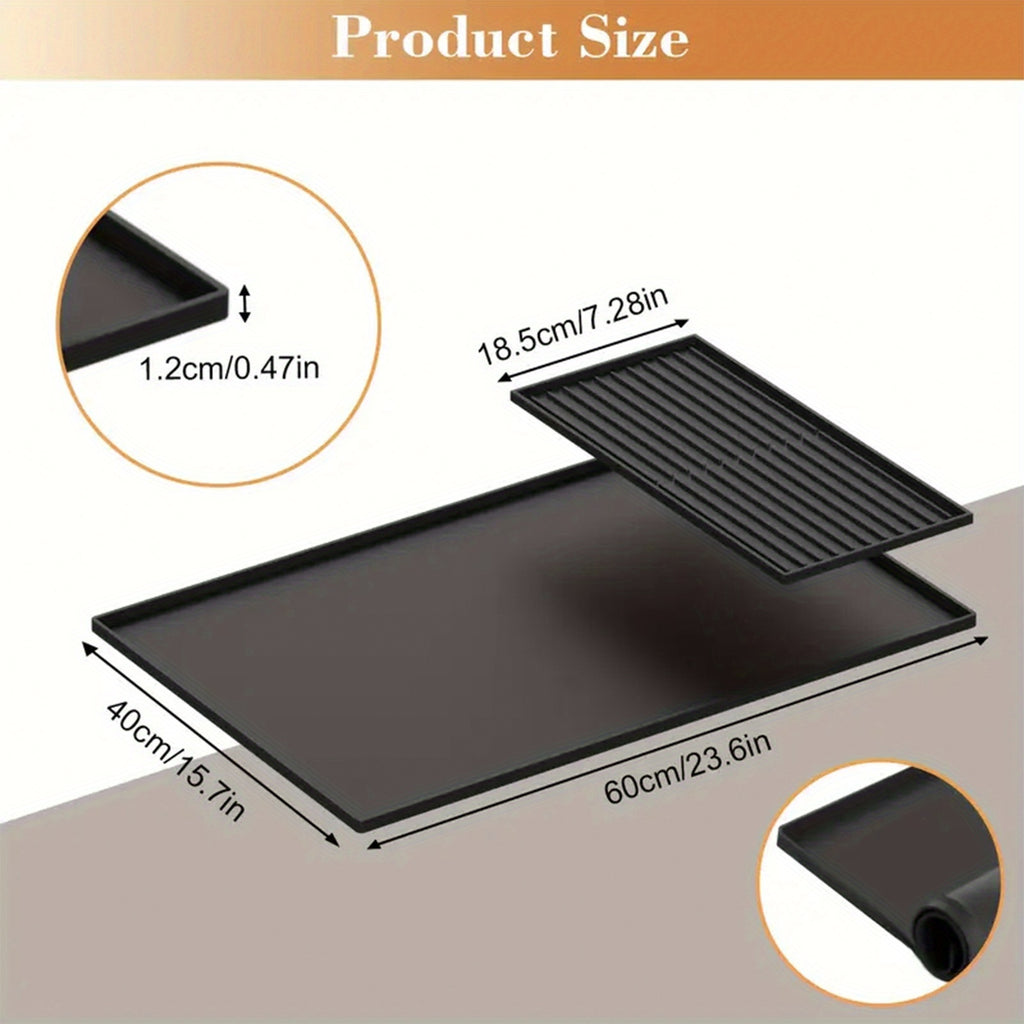 Heat-Resistant Silicone Coffee Mat & Drying Pad