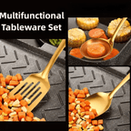 410 Stainless Steel Kitchen Utensil Set (6-Piece)