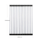 Roll-Up Stainless Steel Over-Sink Dish Drying Rack