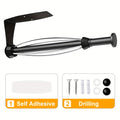 Single-Hand Soft-Damping Paper Towel Holder (Wall/Under-Cabinet Mount)