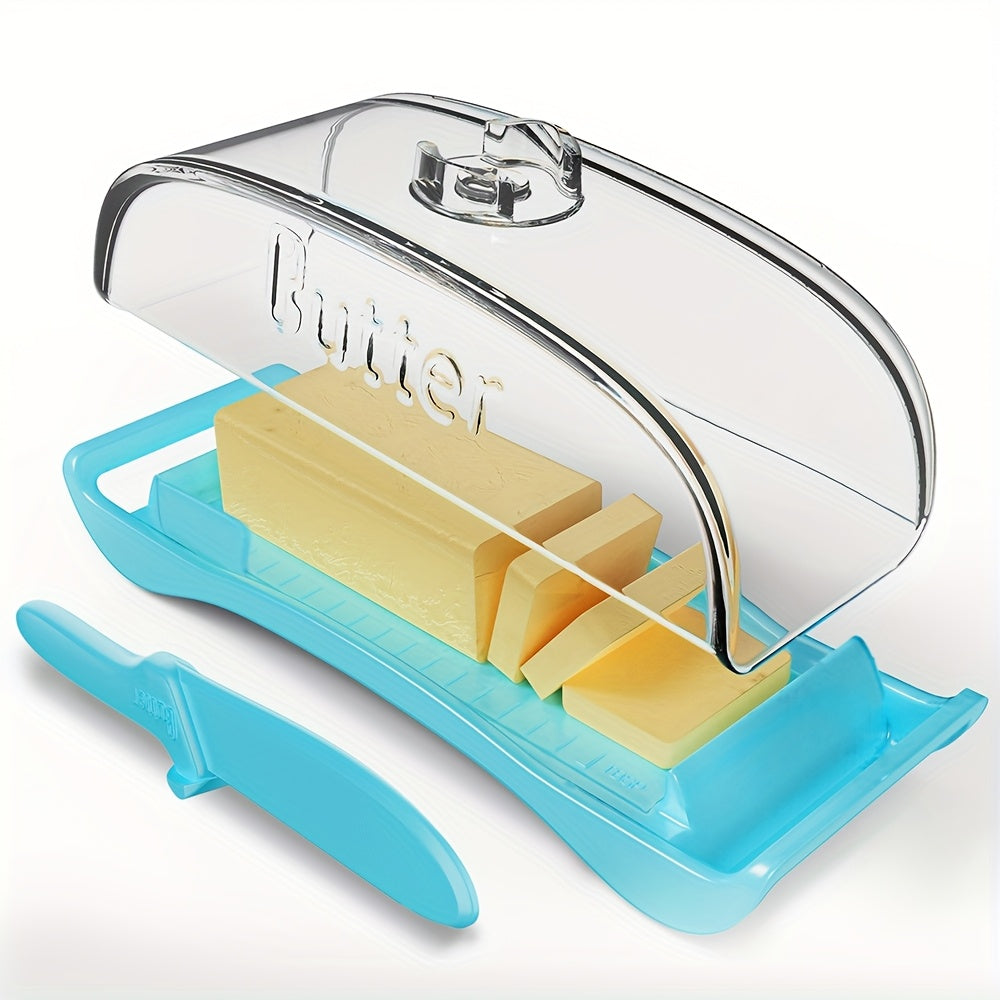 Airtight Built-In Cheese Slicer Butter Keeper