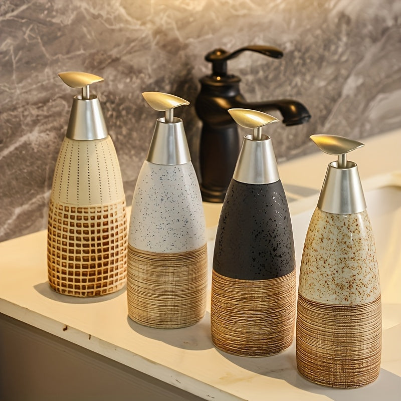 Refillable Ceramic Hand Pump Bottle
