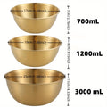 201 Stainless Steel Oven-Safe Mixing Bowls (Set of 3)