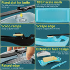 Airtight Built-In Cheese Slicer Butter Keeper