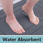 Ultra Absorbent & Non-Slip Polyester Bath Mat Set (Set of 3)