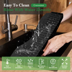 Heat-Resistant Silicone Suction Cup Sink Edge Protector (Fits Steel, Quartz & Marble)