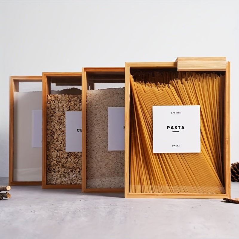 Wooden Leakproof Clip-On Food Storage Container