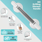 No-Drill Suction Non-Slip Grab Bar