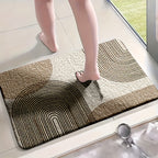 Plush Flannel & Non-Slip Bathroom Mat Set (4-Piece)
