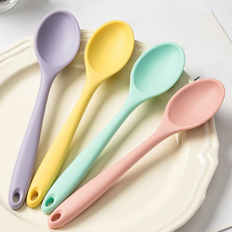 Heat-Resistant Non-Stick Silicone Spoons (Set of 4)