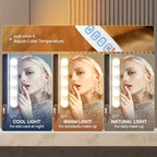 Adjustable Brightness & Color Modes LED Vanity Mirror Lights (USB Powered)