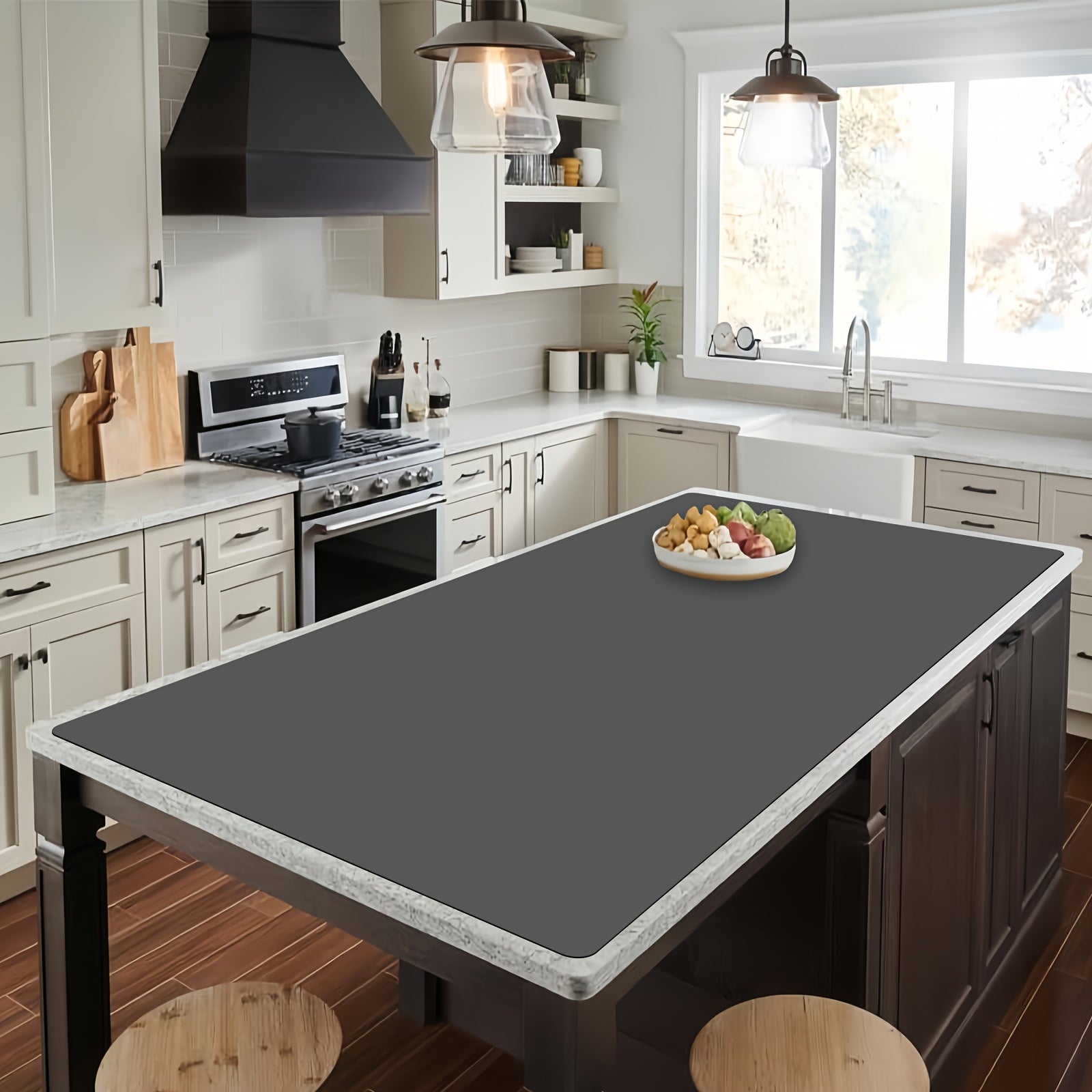 Heat-Resistant Non-Slip Silicone Countertop Mat