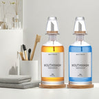 Refillable Compact Mouthwash Dispenser Set (4-Piece)