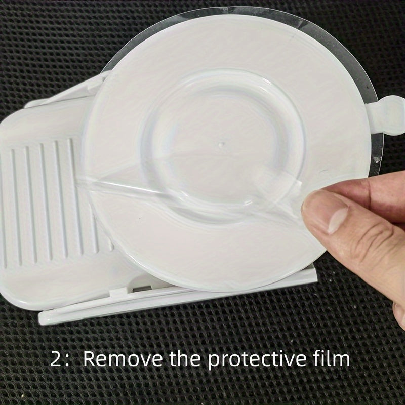 Wall-Mounted Suction-Cup Shower Foot Rest