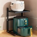 Space-Saving Multi-Tier Metal Appliance Rack