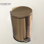 Polished Stainless Steel Step-On Waste Bin (9.5L)