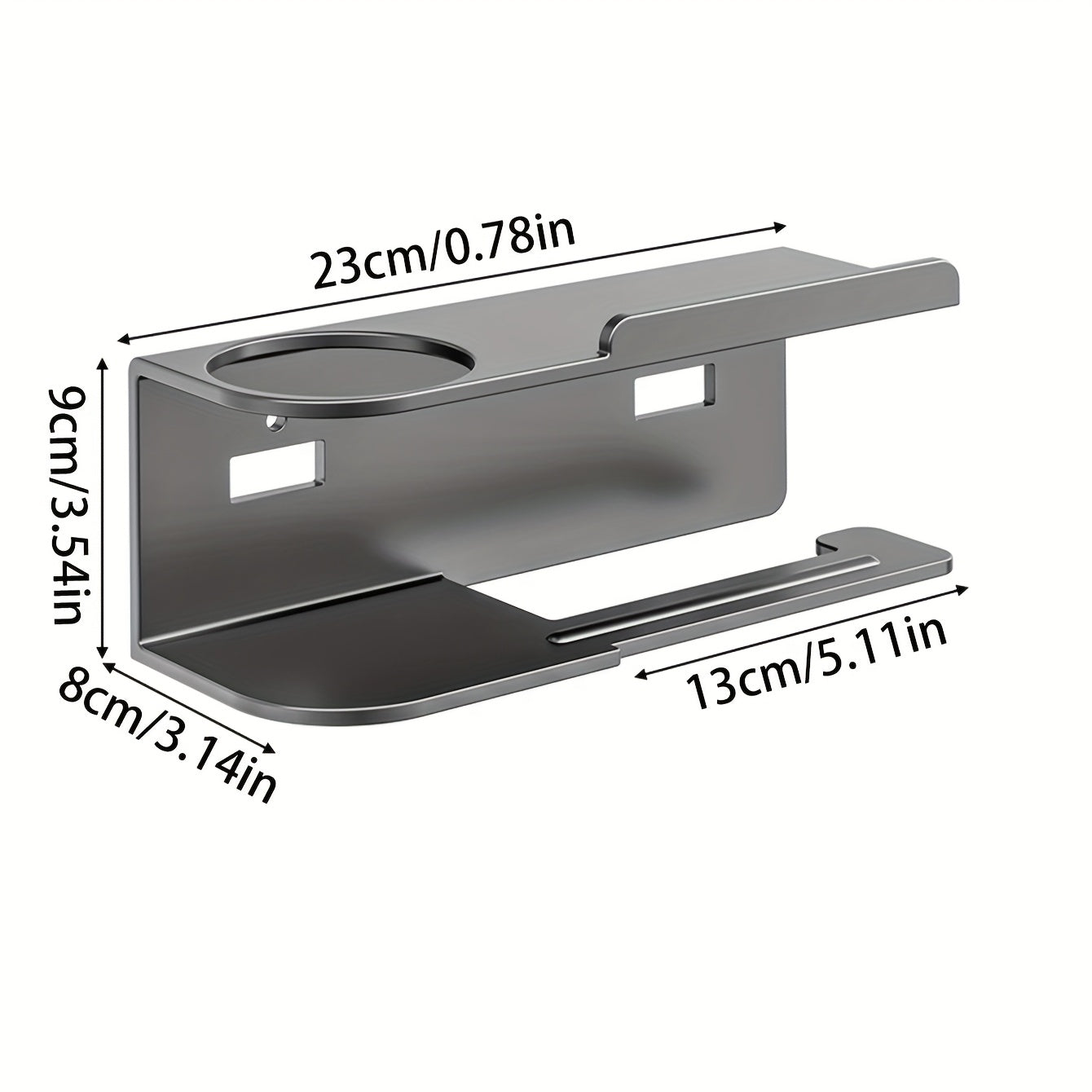Self-Adhesive Wrought Iron Paper Towel Holder