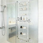 Heavy-Duty Wrought Iron Over-Door Shower Caddy (Multi-Tier)