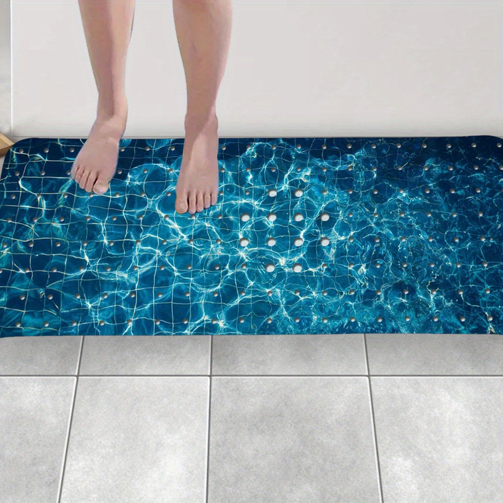 Non-Slip Suction-Cup PVC Bathtub Mat (15.7 x 39.8 in)
