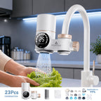 Dual-Head Switch & Digital Display Faucet Water Filter (264-Gallon Life)