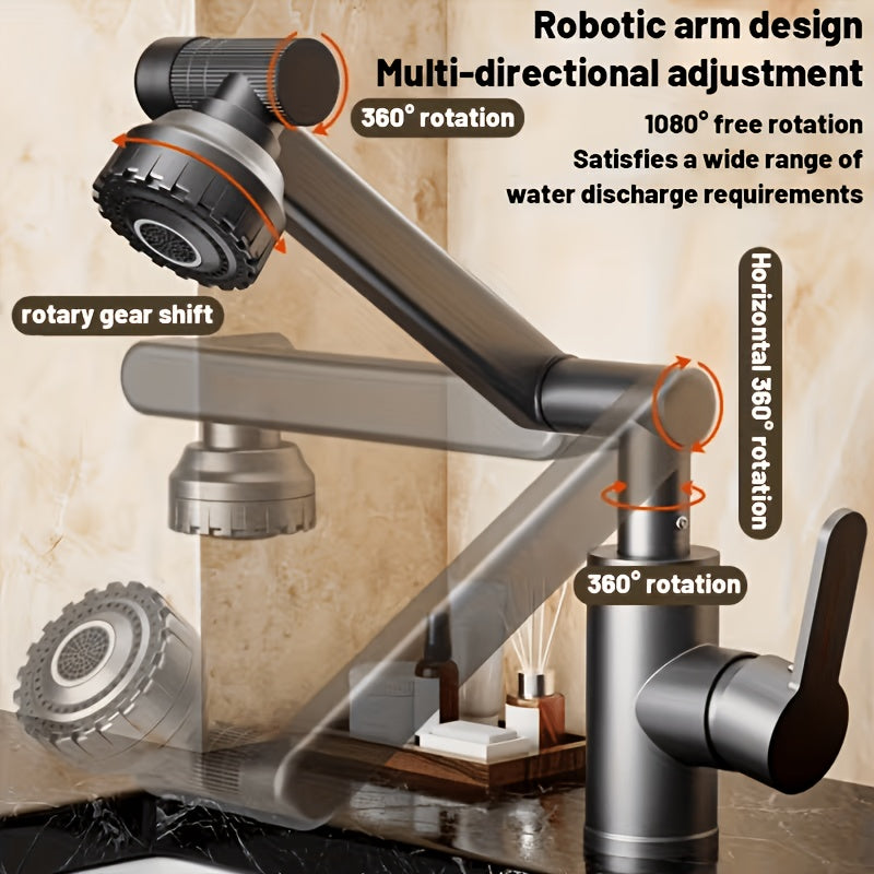 1080° Rotating Bubble Outlet Faucet (Dual Hot & Cold)