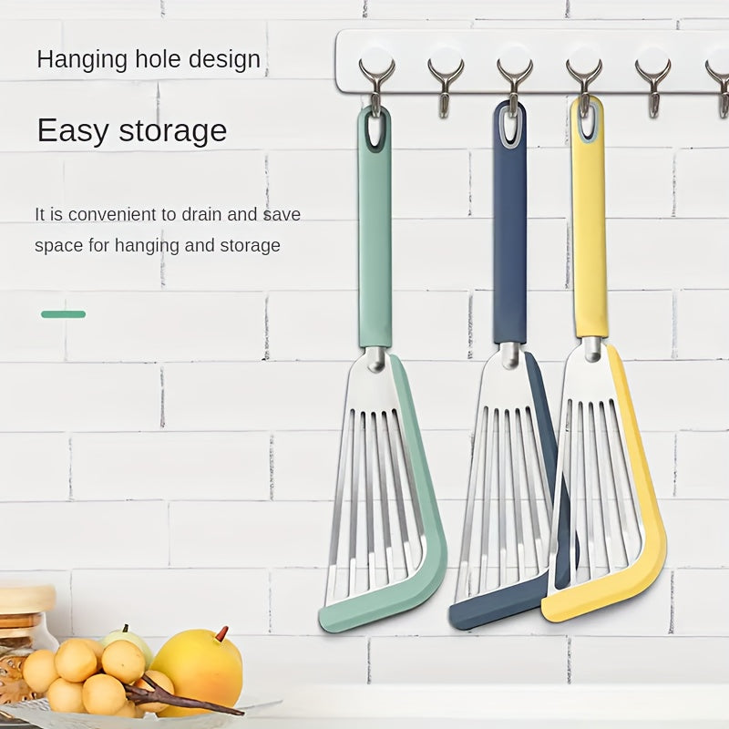 Heat-Resistant Silicone & Stainless Steel Spatula