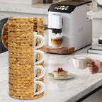 Vertical Woven Rattan Toilet Paper Storage Basket (With Lid)