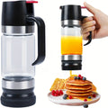 Clear Glass Precision Pour Oil & Syrup Dispenser (12oz)