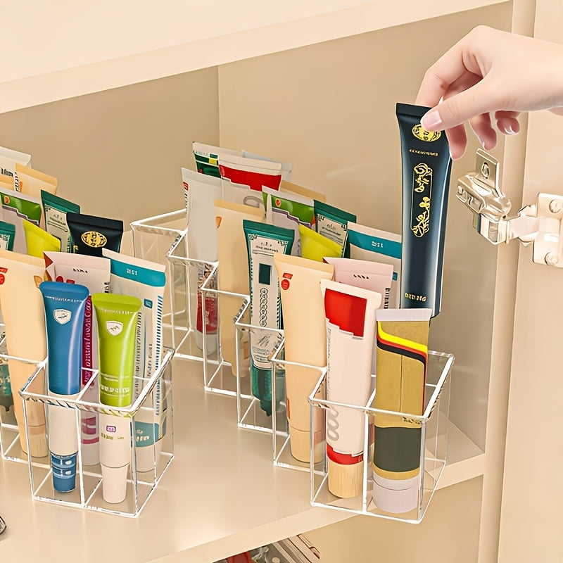 Clear Acrylic 16-Compartment Medicine Organizer