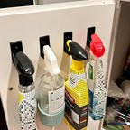 Durable Plastic Wall-Mount Spray Bottle Holder (Set of 4)
