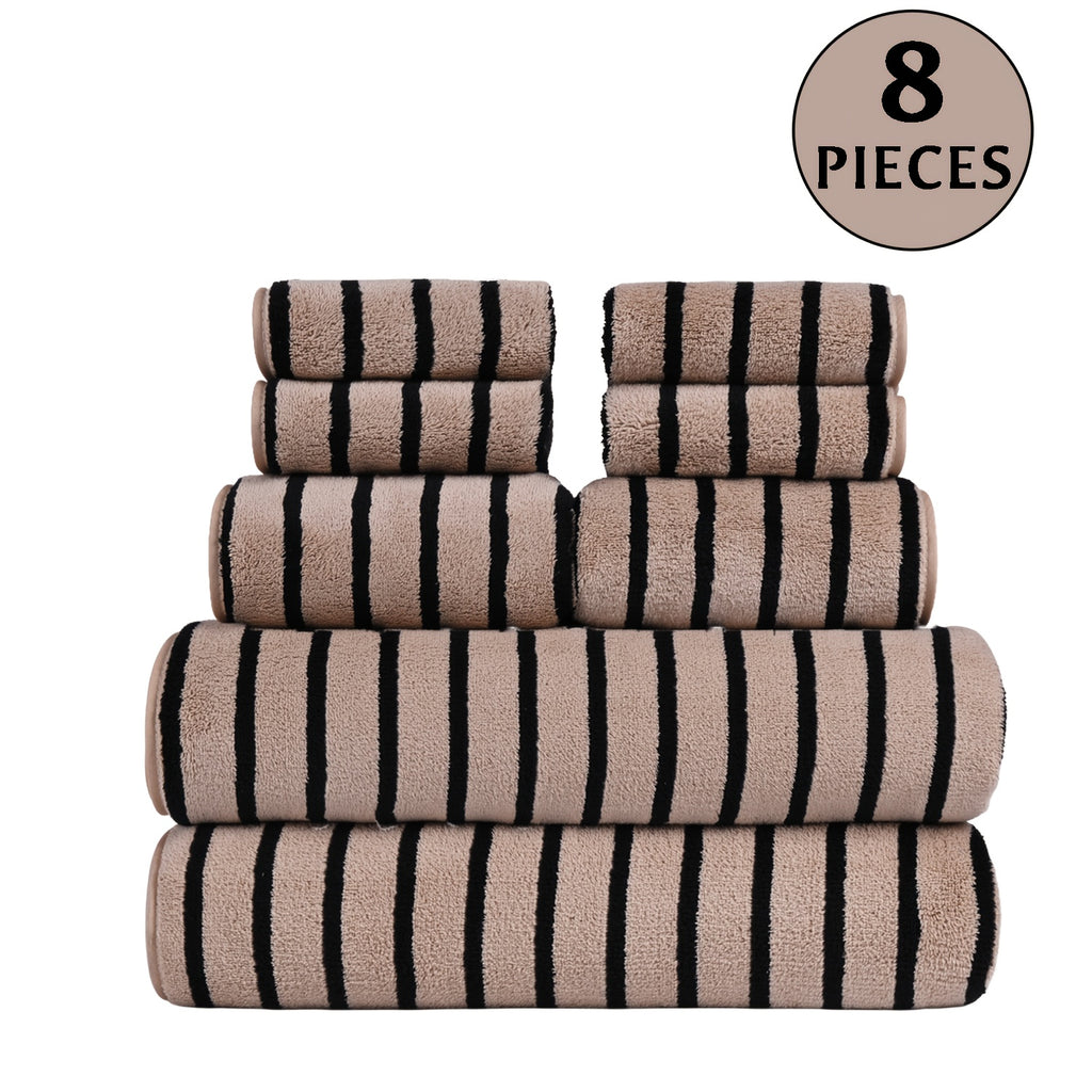 Ultra-Soft Quick-Drying Microfiber Towel Set (5-Piece)