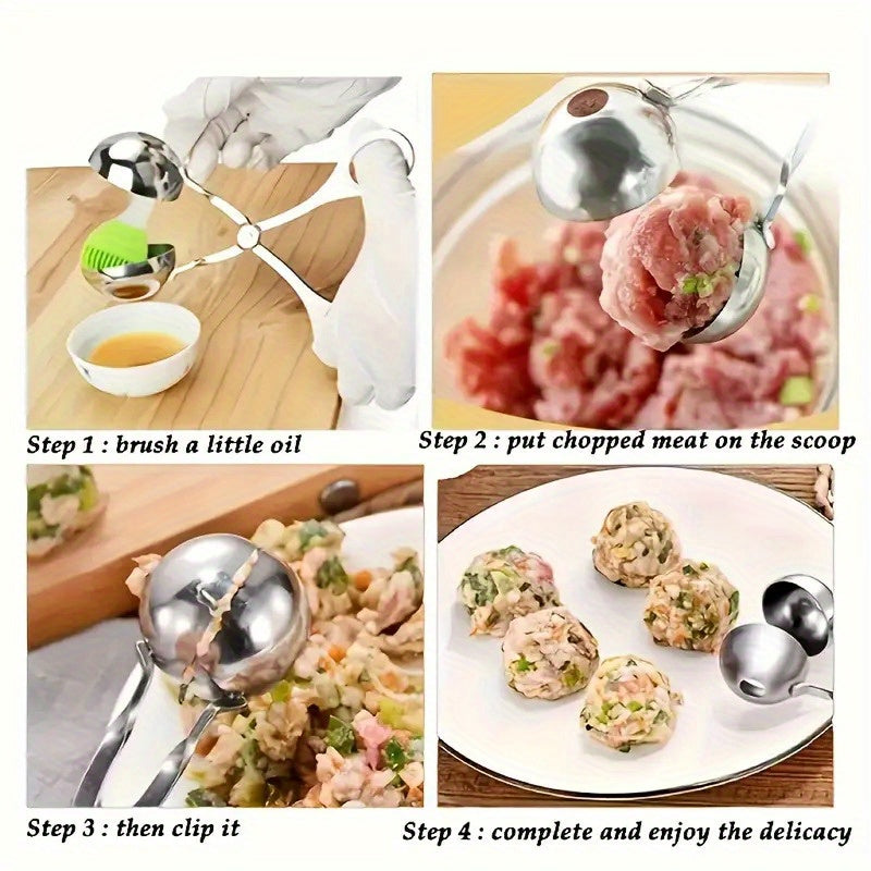 Stainless Steel Multipurpose Meatball Scoop