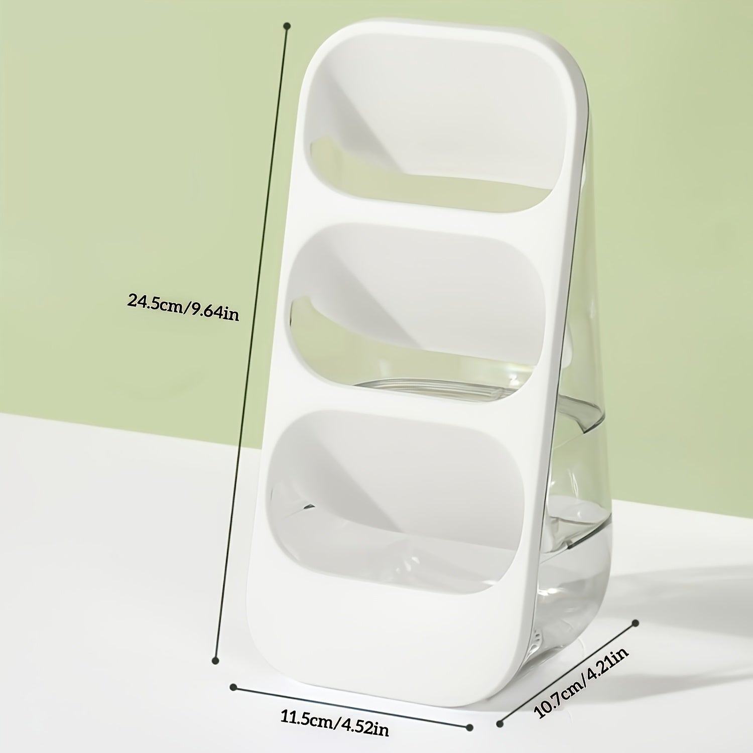 Large-Capacity Clear Acrylic Makeup Organizer (Multi-Compartment)