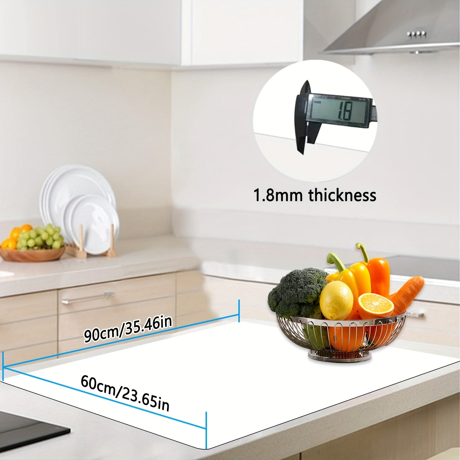 Heat-Resistant Non-Slip Silicone Countertop Mat