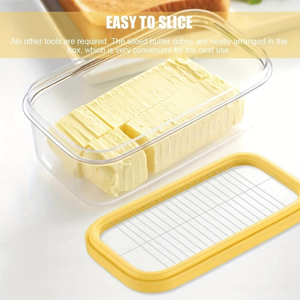 Freezer-Safe Square Flip-Top Butter Dish