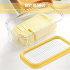 Freezer-Safe Square Flip-Top Butter Dish