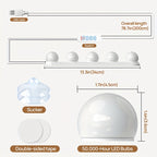 Adjustable Brightness & Color Modes LED Vanity Mirror Lights (USB Powered)