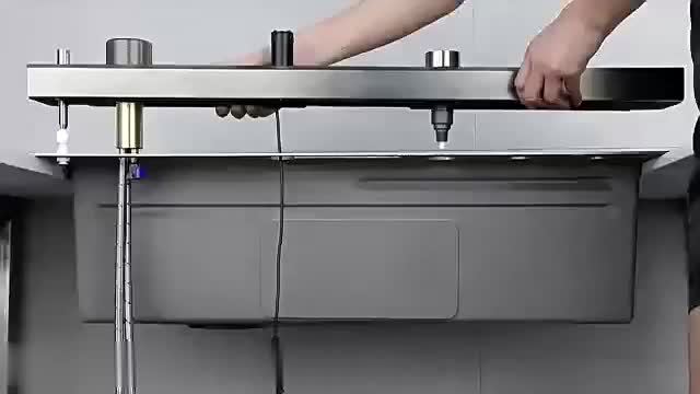 Stainless Steel Waterfall Workstation Sink (Drop-In)