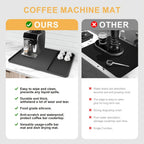 Heat-Resistant Silicone Coffee Mat & Drying Pad