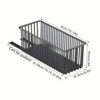 No-Drill Carbon Steel Pull-Out Cabinet Organizer (Sliding Drawers)