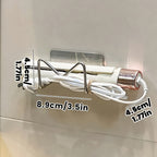 No-Drill 304 Stainless Steel Wall-Mounted Hair Tool Organizer