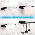 Self-Adhesive No-Drill Under-Cabinet Paper Towel Holder