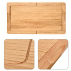 Adjustable Double-Sided Wooden Cutting Board (Juice Groove)
