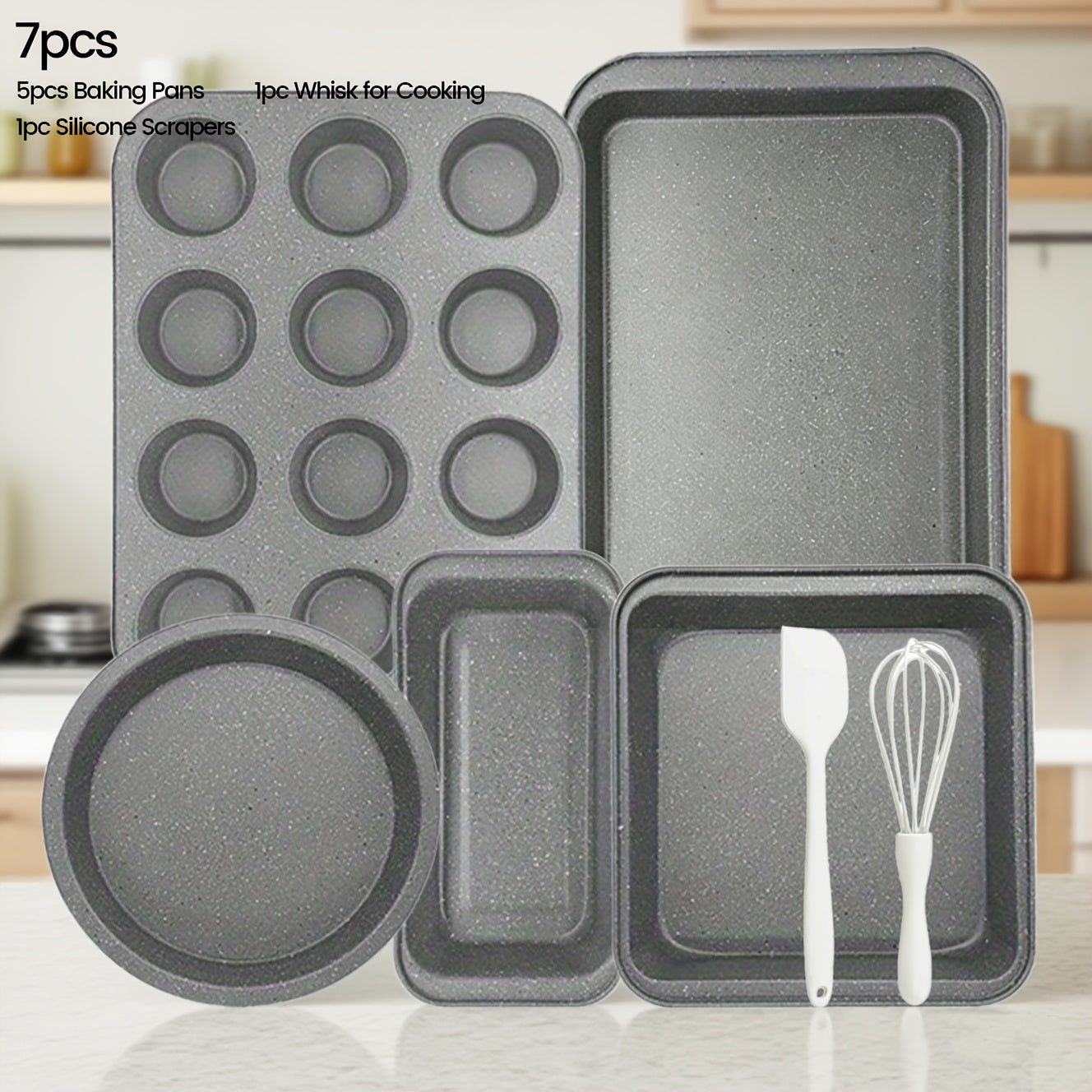 Non-Stick Steel Bakeware Set (Multi-Piece)
