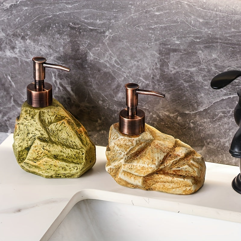 Refillable Vintage Stone Ceramic Soap & Lotion Dispenser